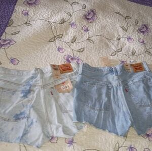 Vintage Style Levi Booty Shorts High Rise Distressed Daisy Dukes 13 31